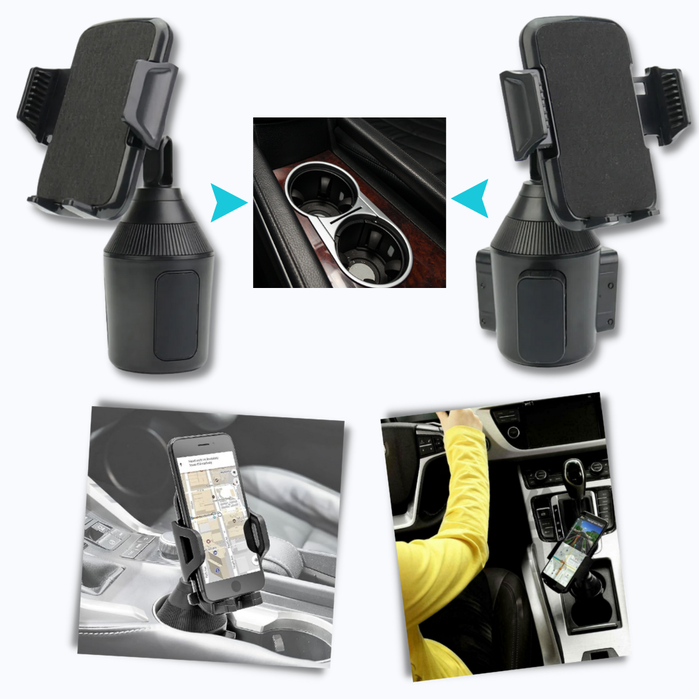 Adjustable Cell Phone Cup Holder Mount  - Ozerty