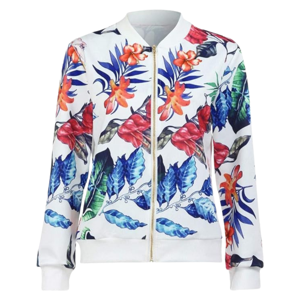 Adidas flower 2025 bomber jacket