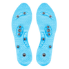 Magnetic acupressure foot insoles