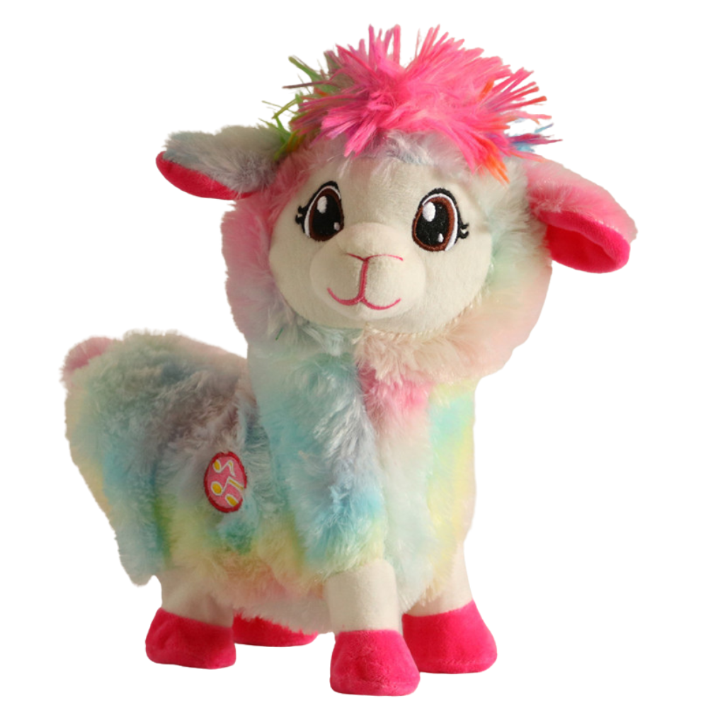 Rainbow Dancing Llama Musical Shakin Toy -Rainbow - Ozerty